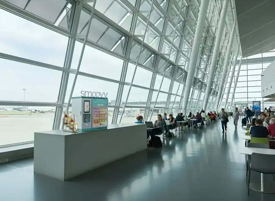 Smoovy Station am Flughafen